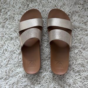 Reef two strap platform sandals